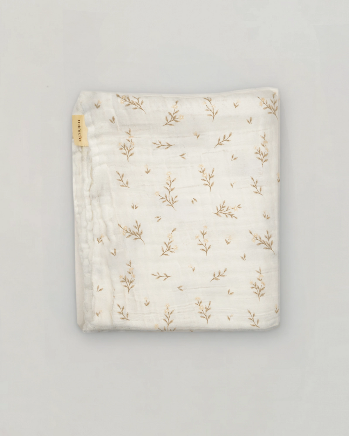 Filt Muslin Blommor